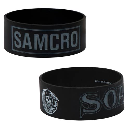 Sons of Anarchy SAMCRO Reaper Rubber Bracelet